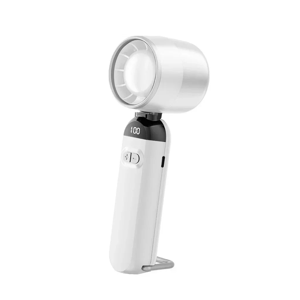 Mini Handheld USB Fan Strong Breeze Fast Charging Silent High-Speed Air Cooling Portable Fan Personal for Travel Outdoor