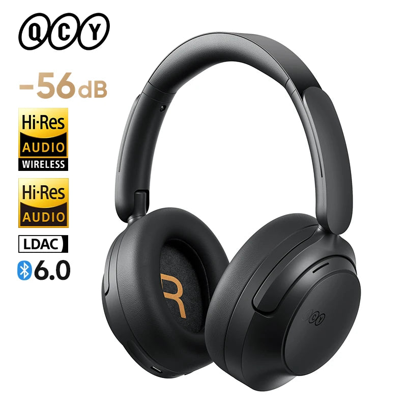 H3S Over Ear Headphone Hi-Res LDAC Spatial Sound Headset H3S -56dB Adaptive ANC Wireless Earphone Bluetooth 6.0 102Hrs