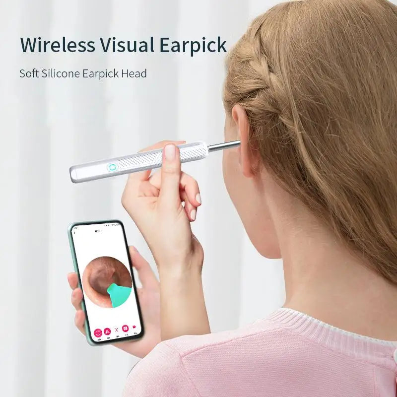 HD Intelligent Visual Luminous Ear Spoon Visual Ear Collecting Endoscope Set Smart Visual Ear Cleaner Wax Removal Tool