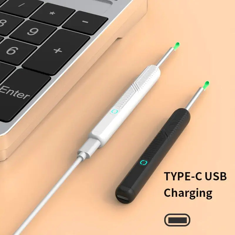 HD Intelligent Visual Luminous Ear Spoon Visual Ear Collecting Endoscope Set Smart Visual Ear Cleaner Wax Removal Tool