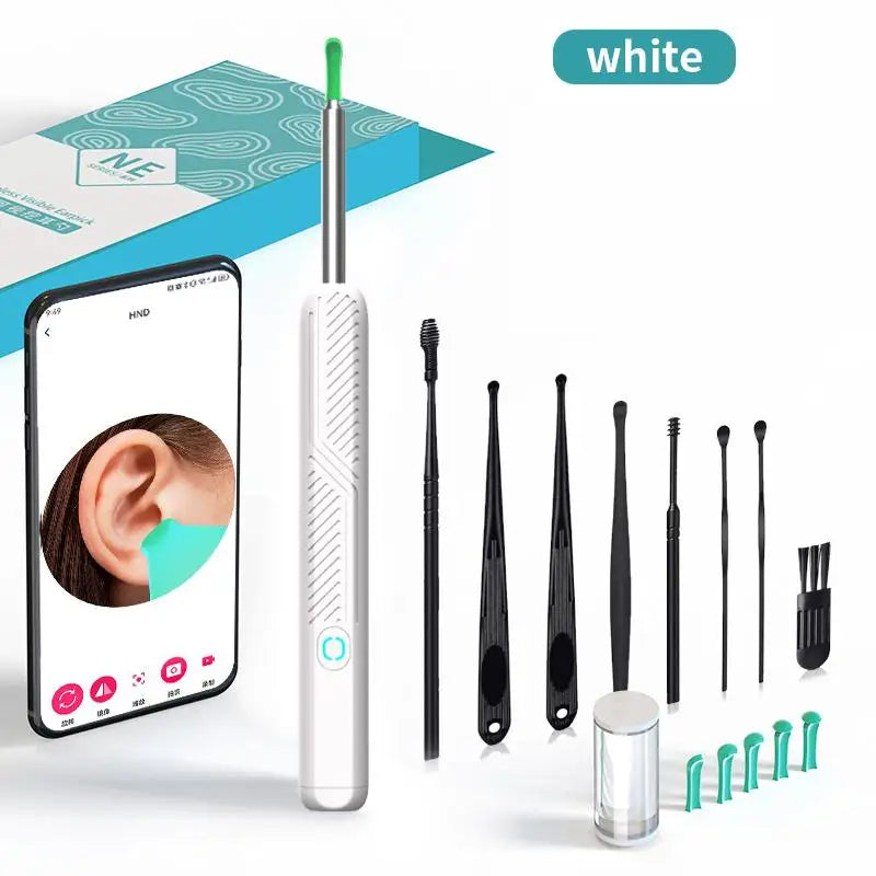 HD Intelligent Visual Luminous Ear Spoon Visual Ear Collecting Endoscope Set Smart Visual Ear Cleaner Wax Removal Tool