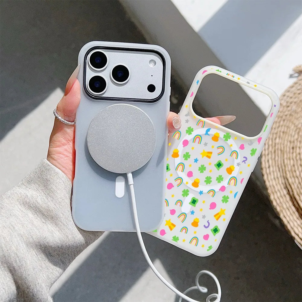 Phone Case - Whimsy Pattern 2026 New Style Jelly Phone Case for Iphone 17 Pro Max/16 Pro/15/14 Plus and other series