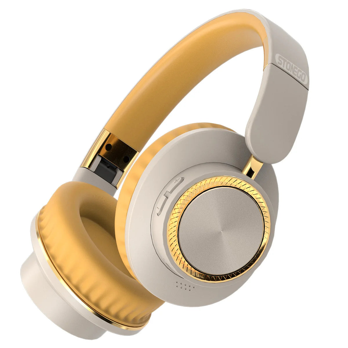 Foldable Bluetooth Headphones Wireless Gaming Headset Bluetooth 5.3 Over Ear HiFi Heavy Bass Stereo Sound Deep Bass Extended Battery Life Comfortable Over Ear Fit Built-in Mic For PC Phone Laptop Portable Travel Earphones Wit