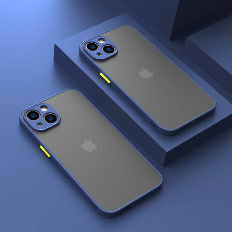 New Armor Bumper Shockproof Phone Case For iPhone 15 11 12 13 Mini 14 Pro XR X Xs Max 7 8 Plus SE 2020 Silicone Hard Cover \';[p