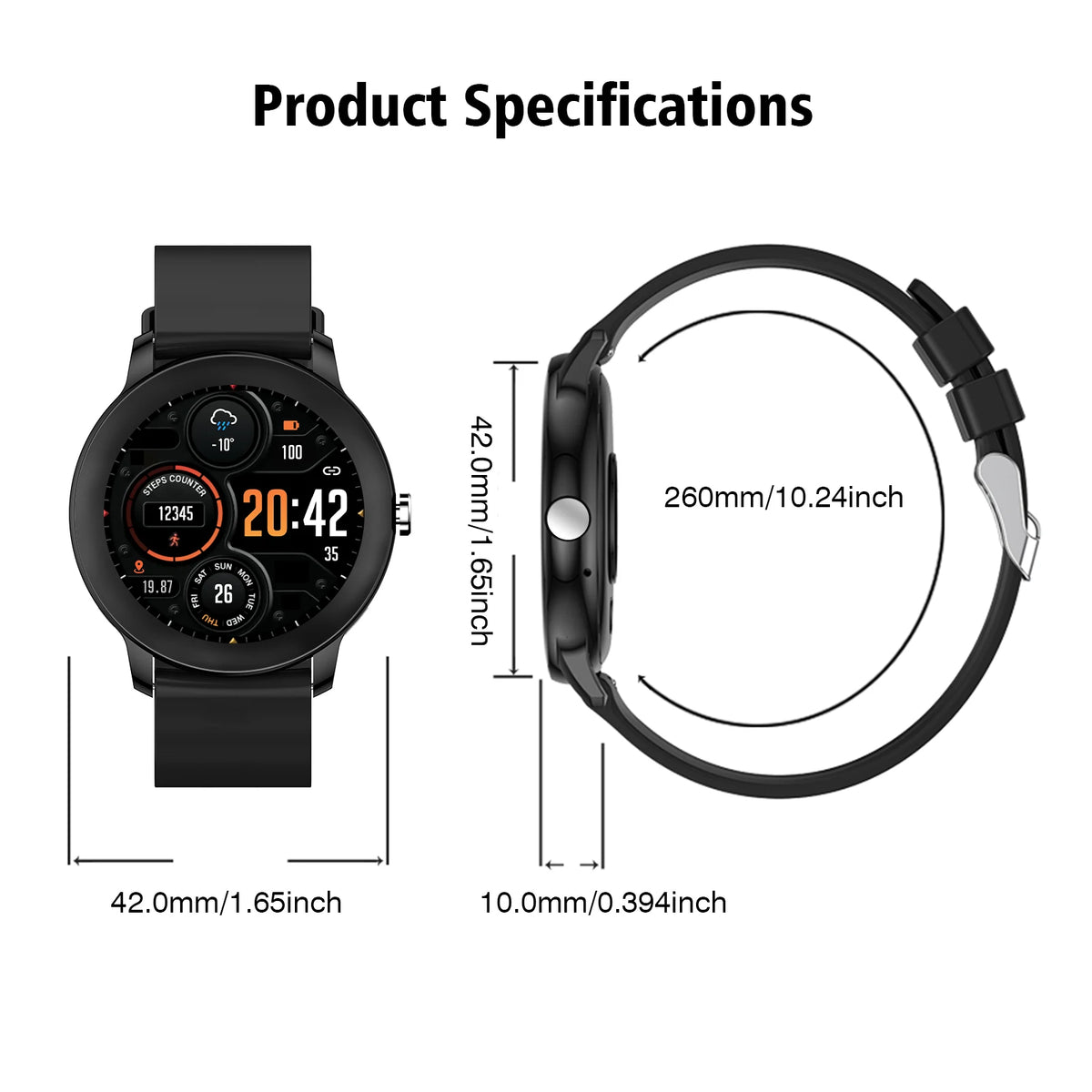 New Smart Watch 2025 Wireless Charging Smartwatch Bluetooth Calls Watches Men Women Fitness Bracelet Custom Watch Face +Box