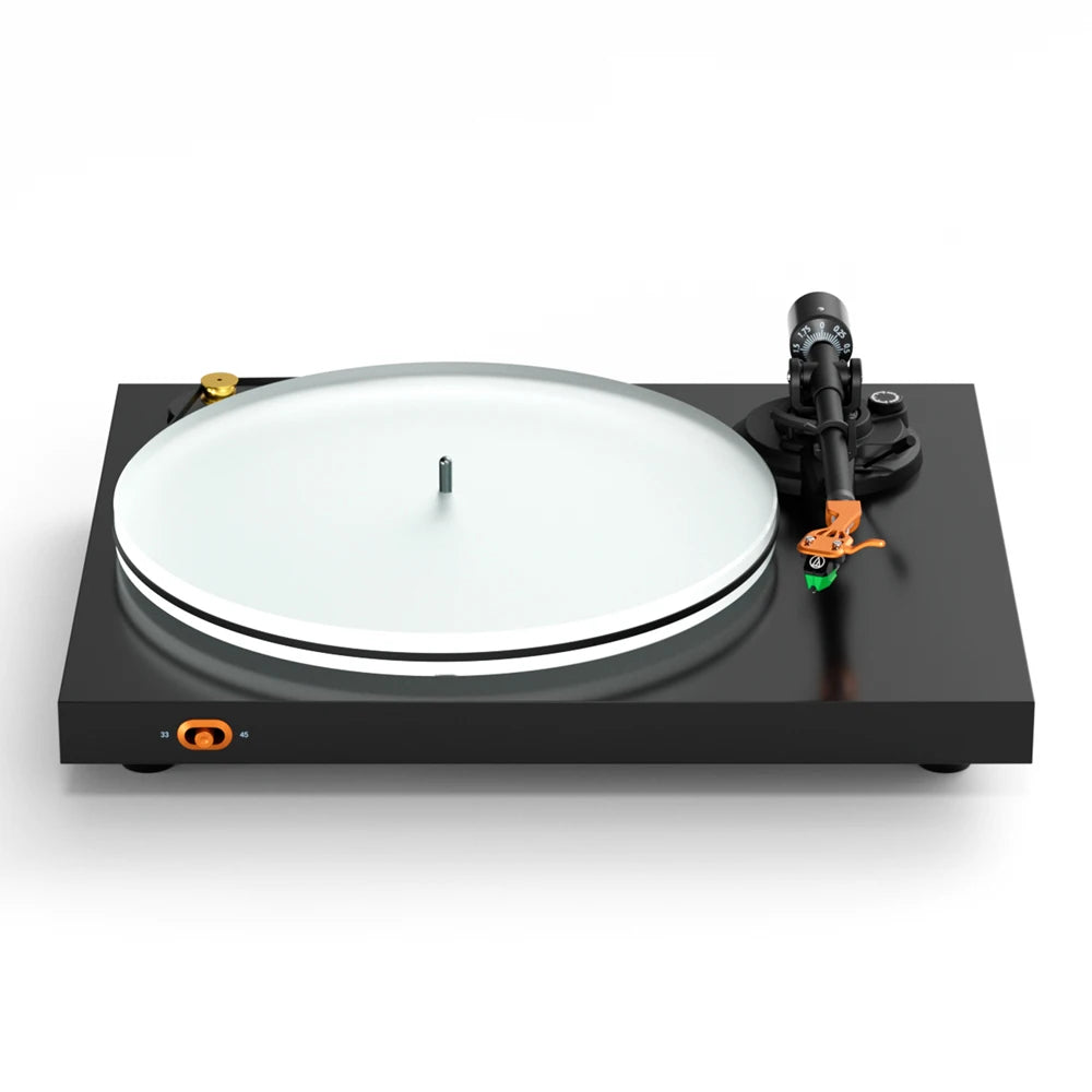 Fosi Audio LUNA 3 Vinyl Record Player HiFi Audio Decoder Belt-Drive Turntable with Servo Motor & Acrylic Platter VM95E Cartridge