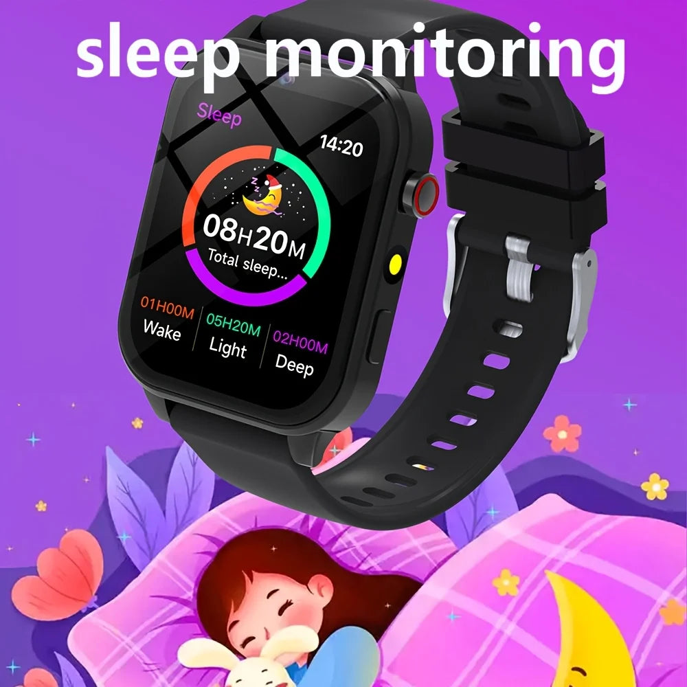 Kids Smart Watch, Multiple Puzzle Games, HD Camera, Flashlight, Alarm Clock, Timer, Sleep Monitoring, Suitable for Boys and Girls Aged 3-8, Best Gift for Christmas and Birthdays