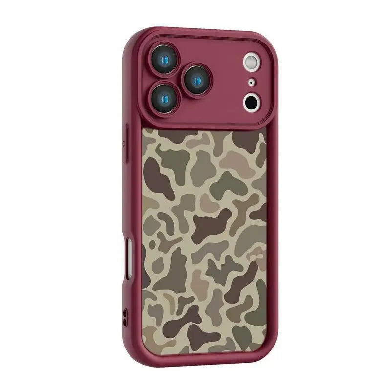 2026 New Camo Pattern Phone Case for iPhone 11-17 Pro Max/Plus/Air |   Shockproof Rubber Cover |   Gift for Hunter & Outdoor