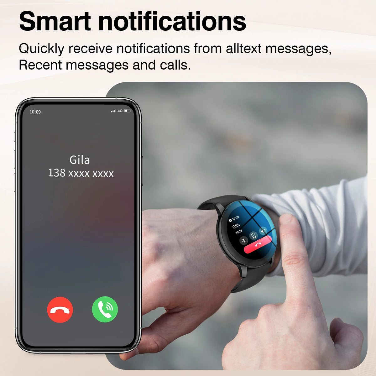 New Smart Watch 2025 Wireless Charging Smartwatch Bluetooth Calls Watches Men Women Fitness Bracelet Custom Watch Face +Box