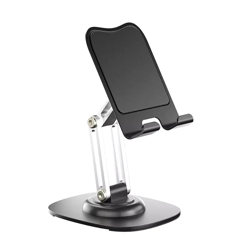 Multi-Function Folding Lift blet Desktop StandLazy Mobile Phone Stand Al Tauminum Mobile Phone  360° Rotating Live Stand