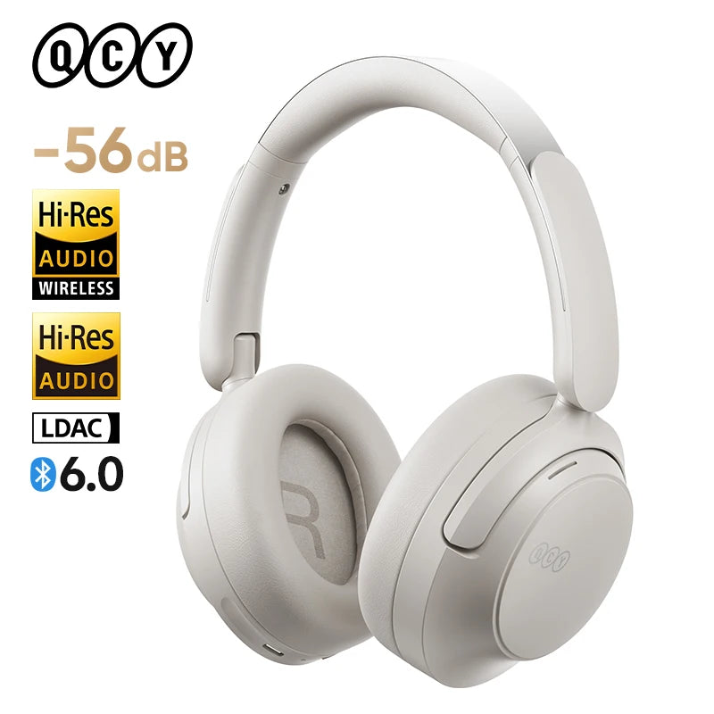 H3S Over Ear Headphone Hi-Res LDAC Spatial Sound Headset H3S -56dB Adaptive ANC Wireless Earphone Bluetooth 6.0 102Hrs