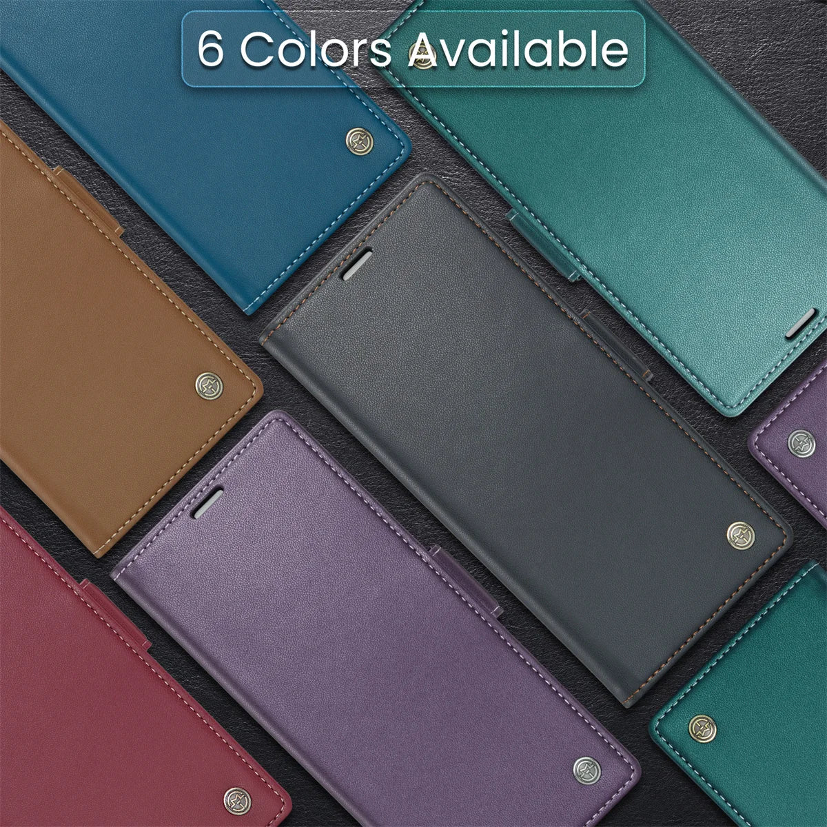 For Google Pixel 9 Pro XL 8Pro 7A 8A 9A Case With Card Holder, Wallet Case With RFID Blocking, Kickstand Magnetic Clasp Case