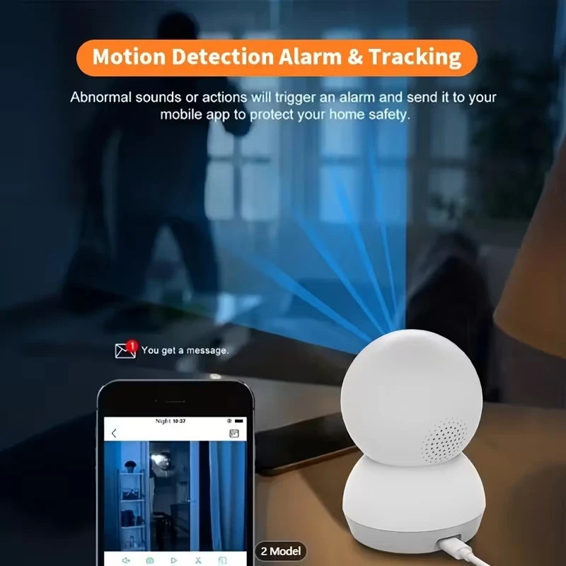 2K Smart Home Security Camera 5G/2.4GHz Wireless WiFi Auto Tracking CCTV Camera 3MP PTZ 2-Way Audio,Night Vision Baby Monitor