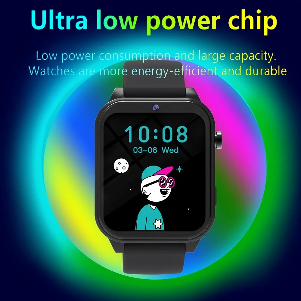 Kids Smart Watch, Multiple Puzzle Games, HD Camera, Flashlight, Alarm Clock, Timer, Sleep Monitoring, Suitable for Boys and Girls Aged 3-8, Best Gift for Christmas and Birthdays