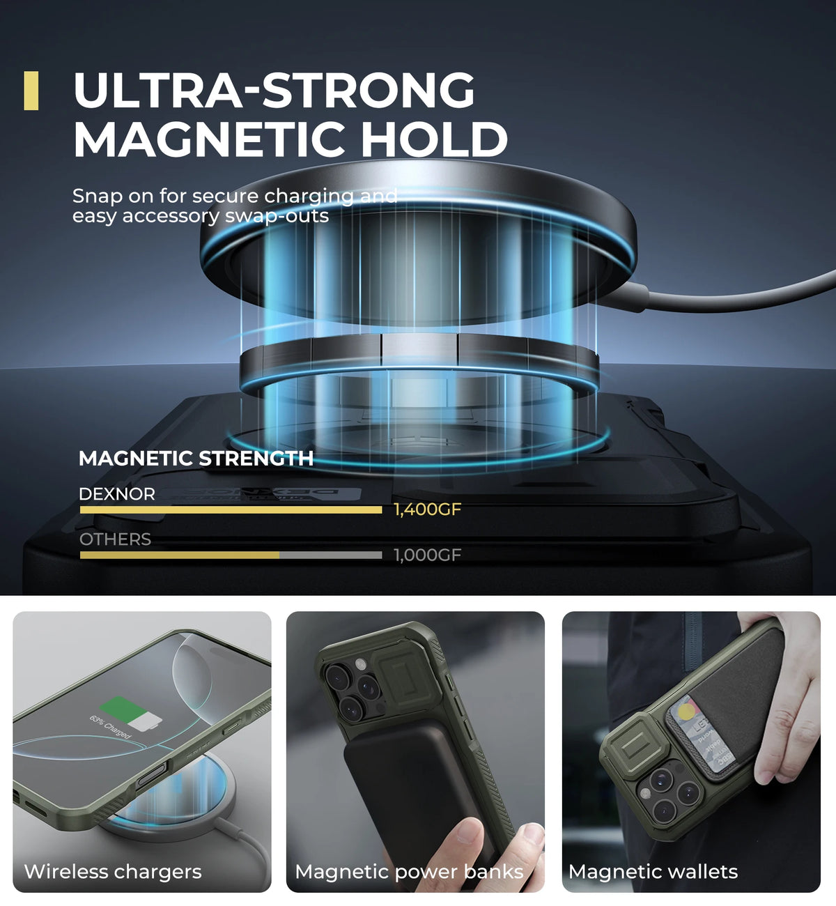 For iPhone 16 Pro Max  Case with Slide Camera Cover & Adjustable Kickstand Rugged Shockproof Protective Heavy-Duty Bumper Cases