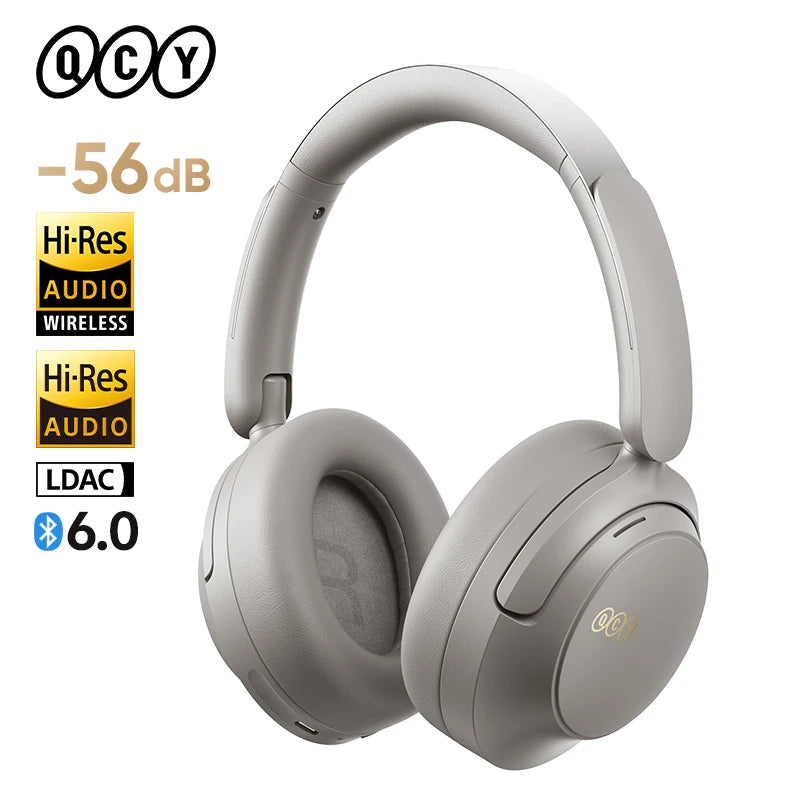 H3S Over Ear Headphone Hi-Res LDAC Spatial Sound Headset H3S -56dB Adaptive ANC Wireless Earphone Bluetooth 6.0 102Hrs