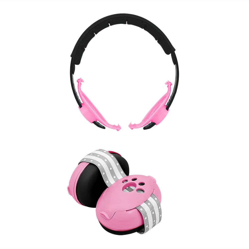 Baby Ear Protection Noise Cancelling Headphones for Babies, 2-in-1 Baby Ear Protection, Baby Travel Essentials for Outdoor