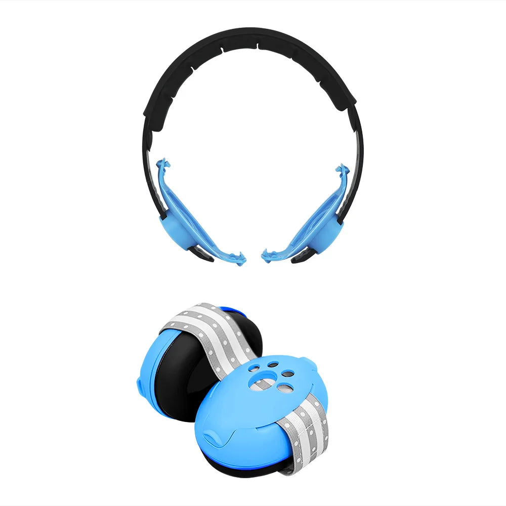 Baby Ear Protection Noise Cancelling Headphones for Babies, 2-in-1 Baby Ear Protection, Baby Travel Essentials for Outdoor
