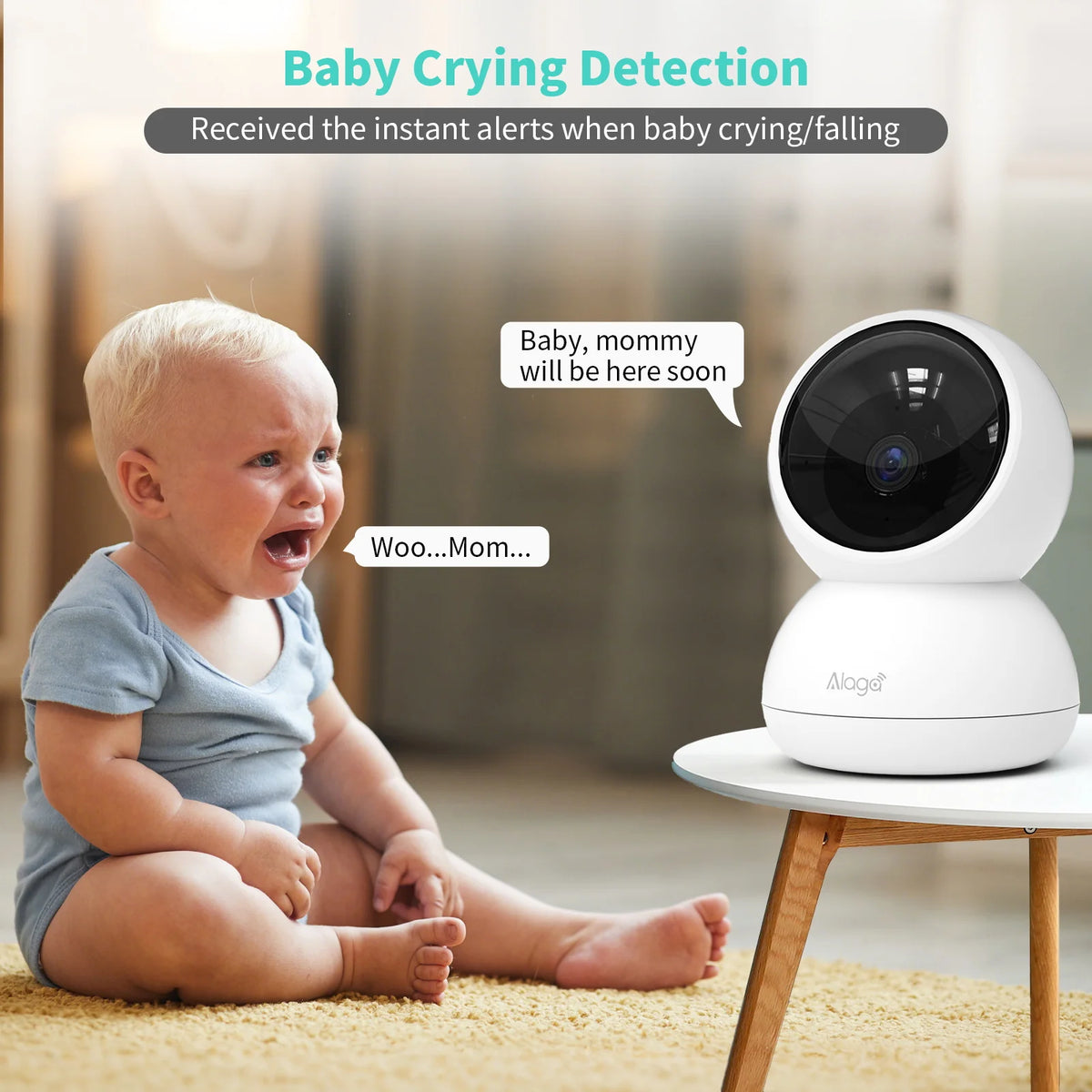 2K Smart Home Security Camera 5G/2.4GHz Wireless WiFi Auto Tracking CCTV Camera 3MP PTZ 2-Way Audio,Night Vision Baby Monitor
